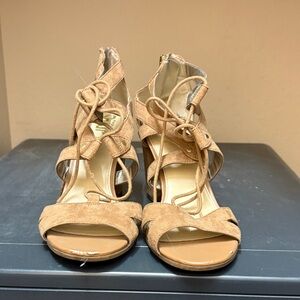Circus by Sam Edelman Tan Strappy Heels